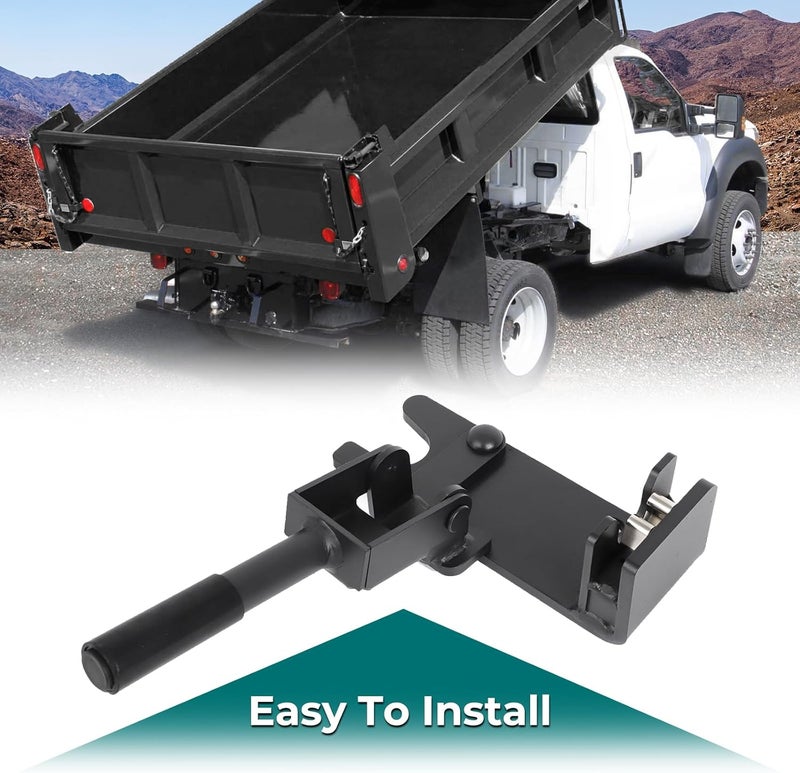 Foruly 1665644 Right-Side Tailgate Latch Kit, Heavy-Duty Black Tailgate Lock Kit for Large Vehicles, Cars, and Trucks with Metal Dump Bodie (Right-Side) - Image 5